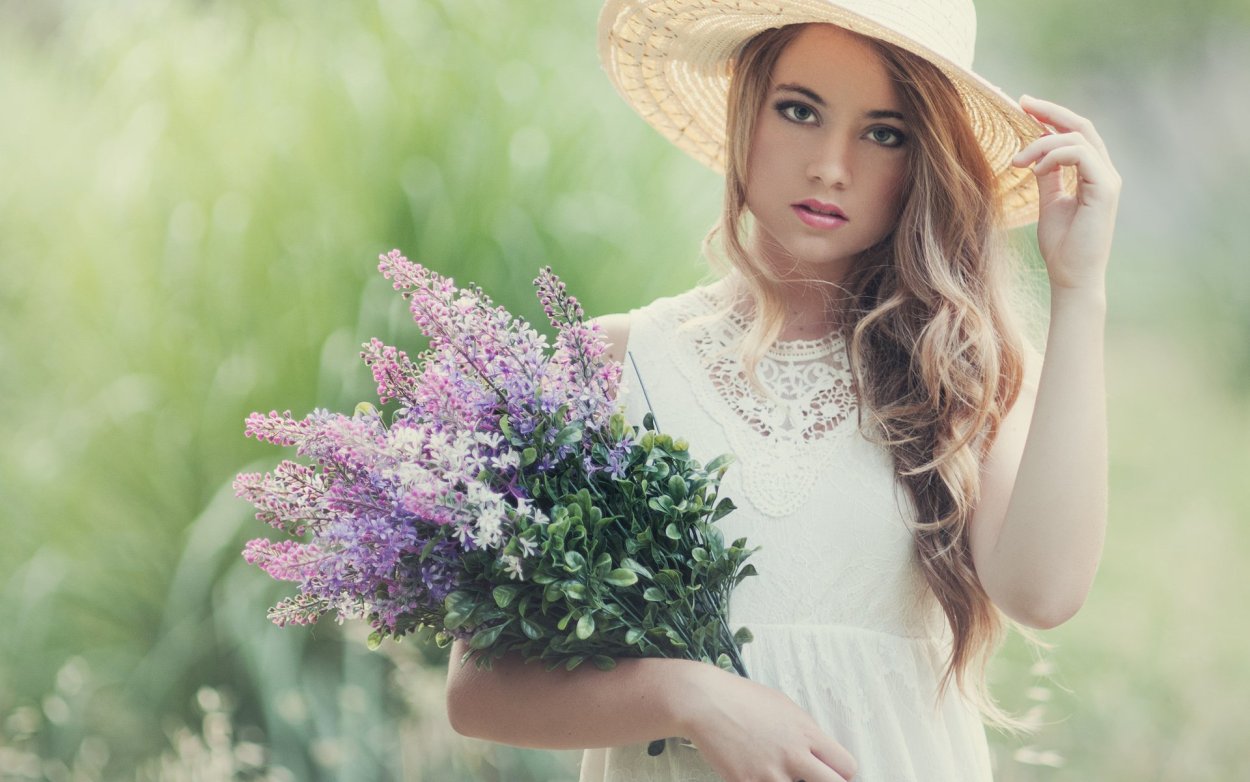 Шляпка цветок