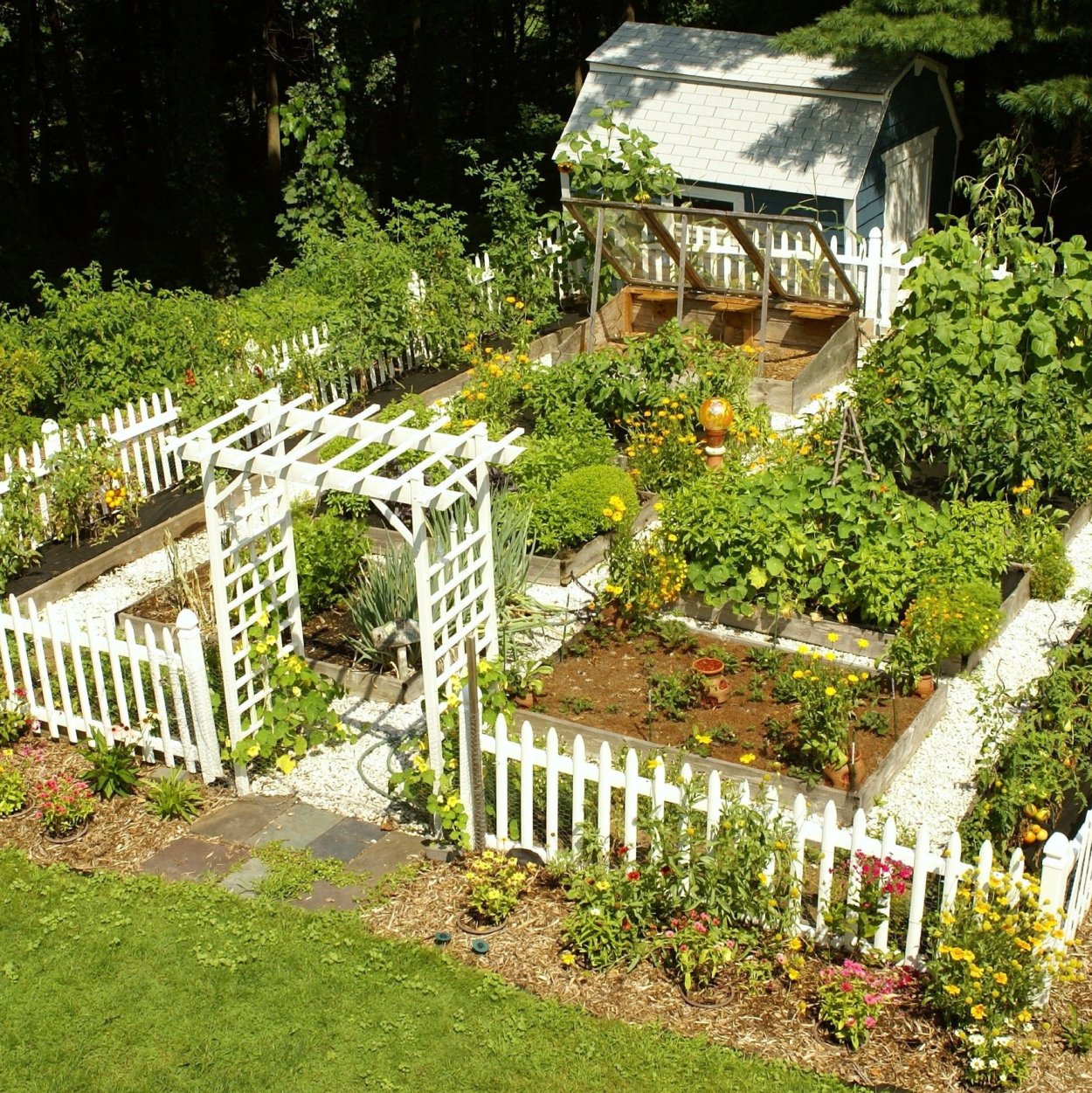 Вилландри овощные сады