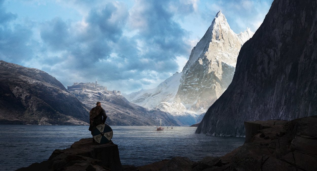 Скандинавия Викинги пейзаж