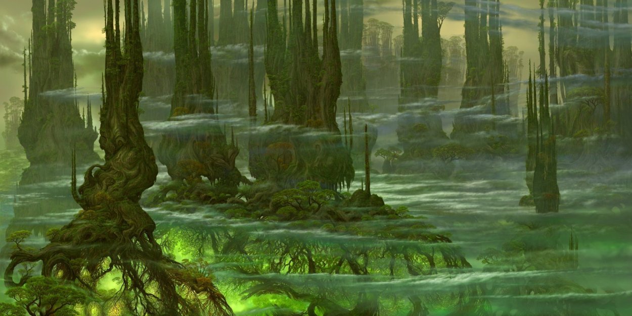 Болотные топи арт