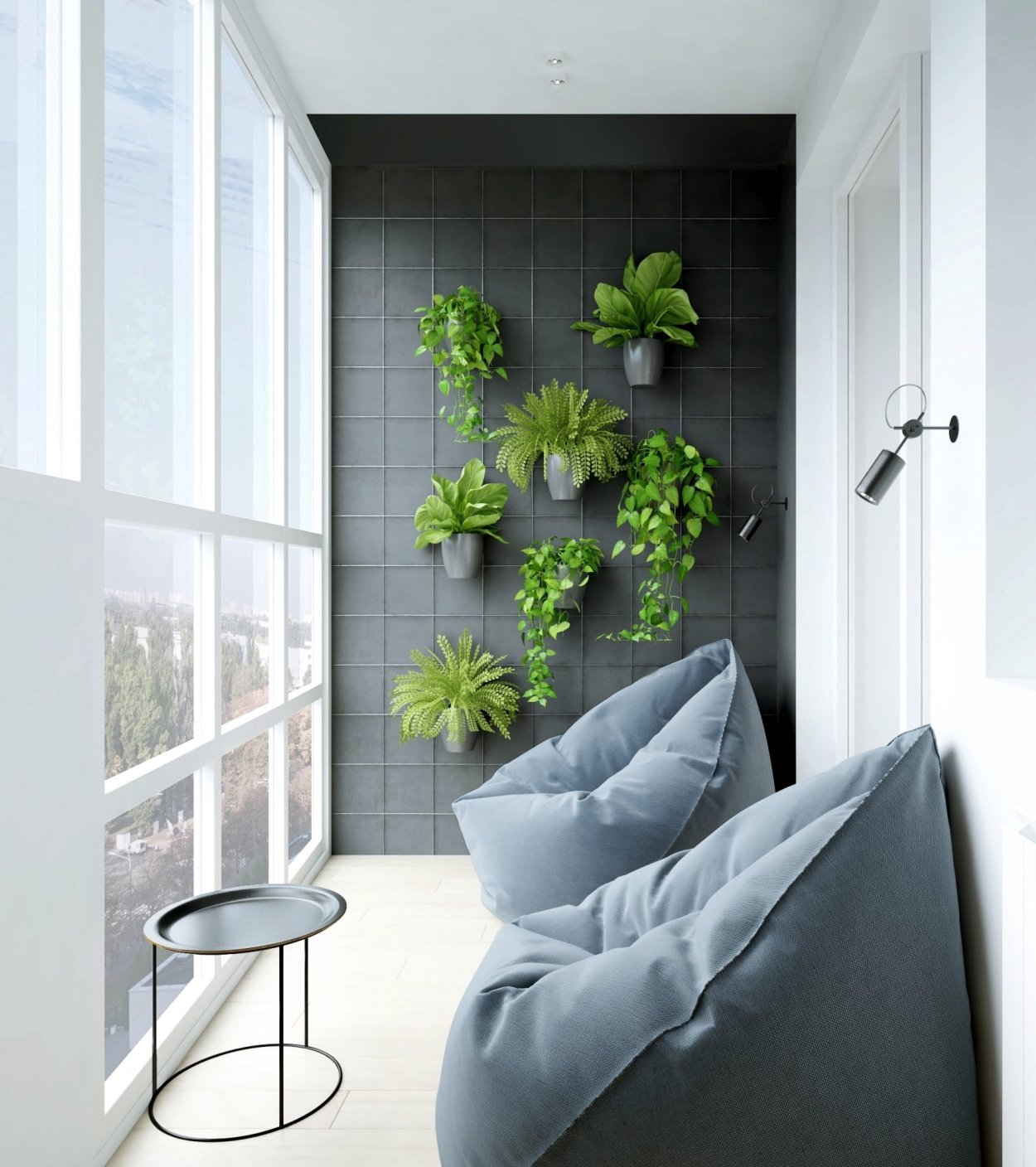 Украшение интерьера искусственными цветами