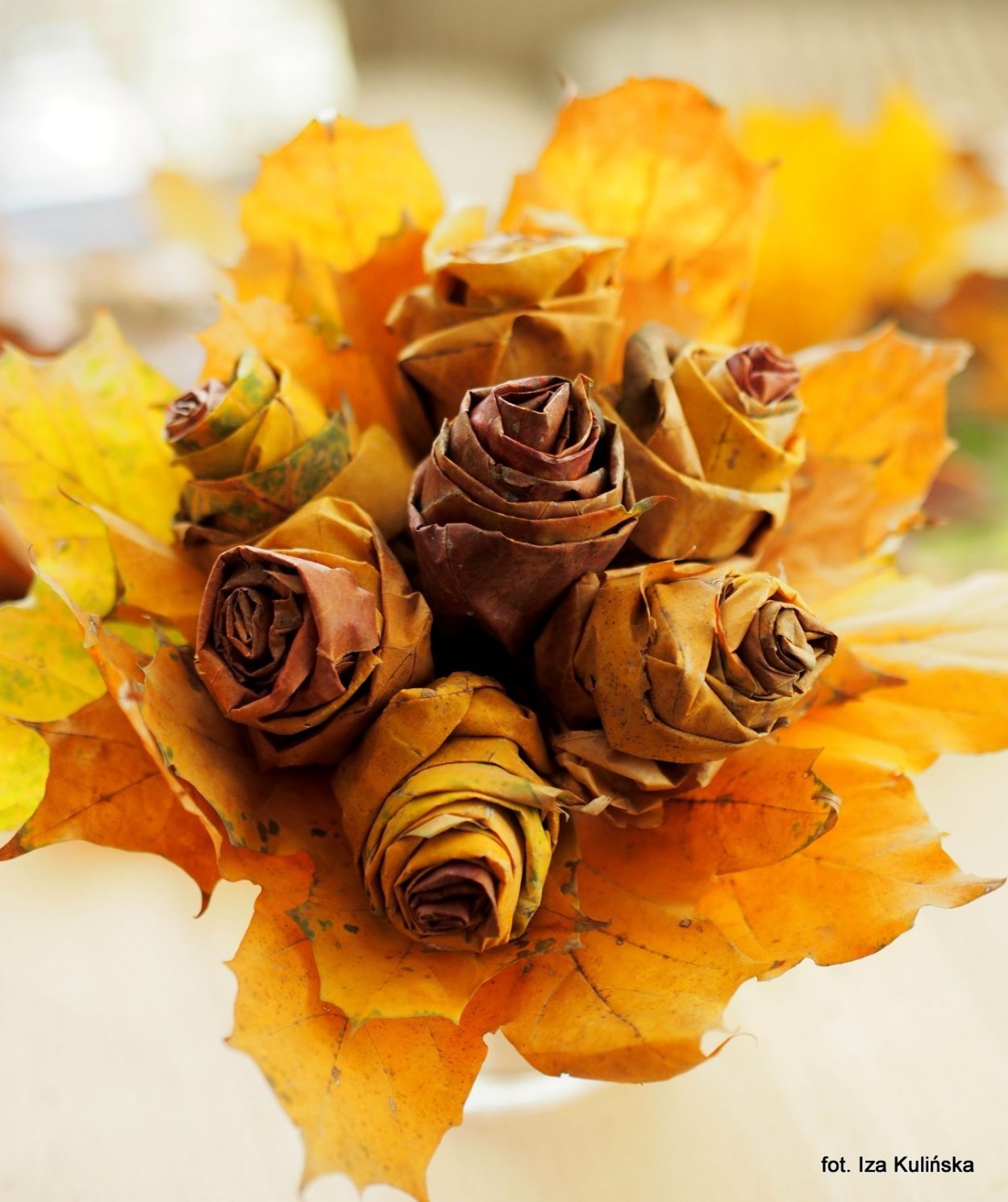 Стильный осенний букет