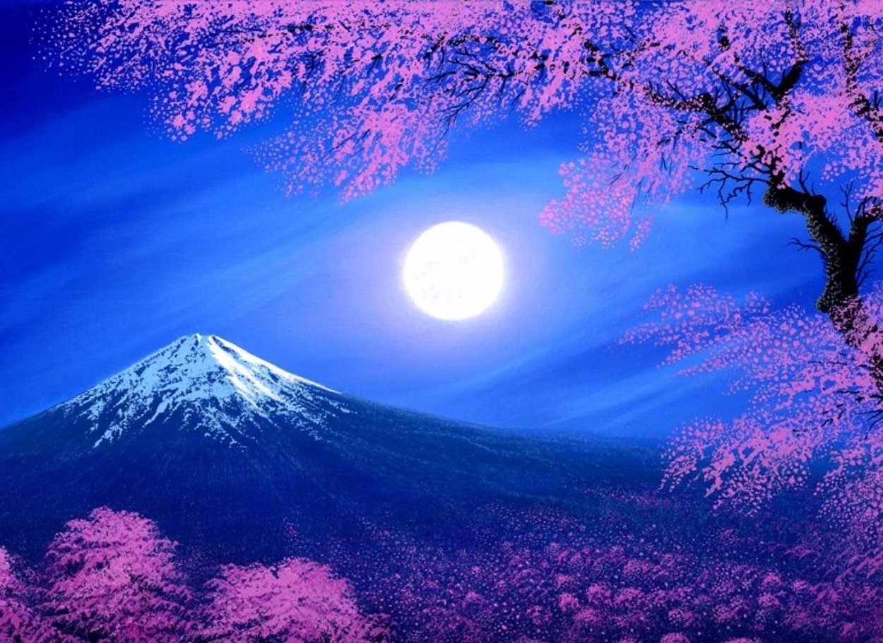 Сакура и Фудзияма