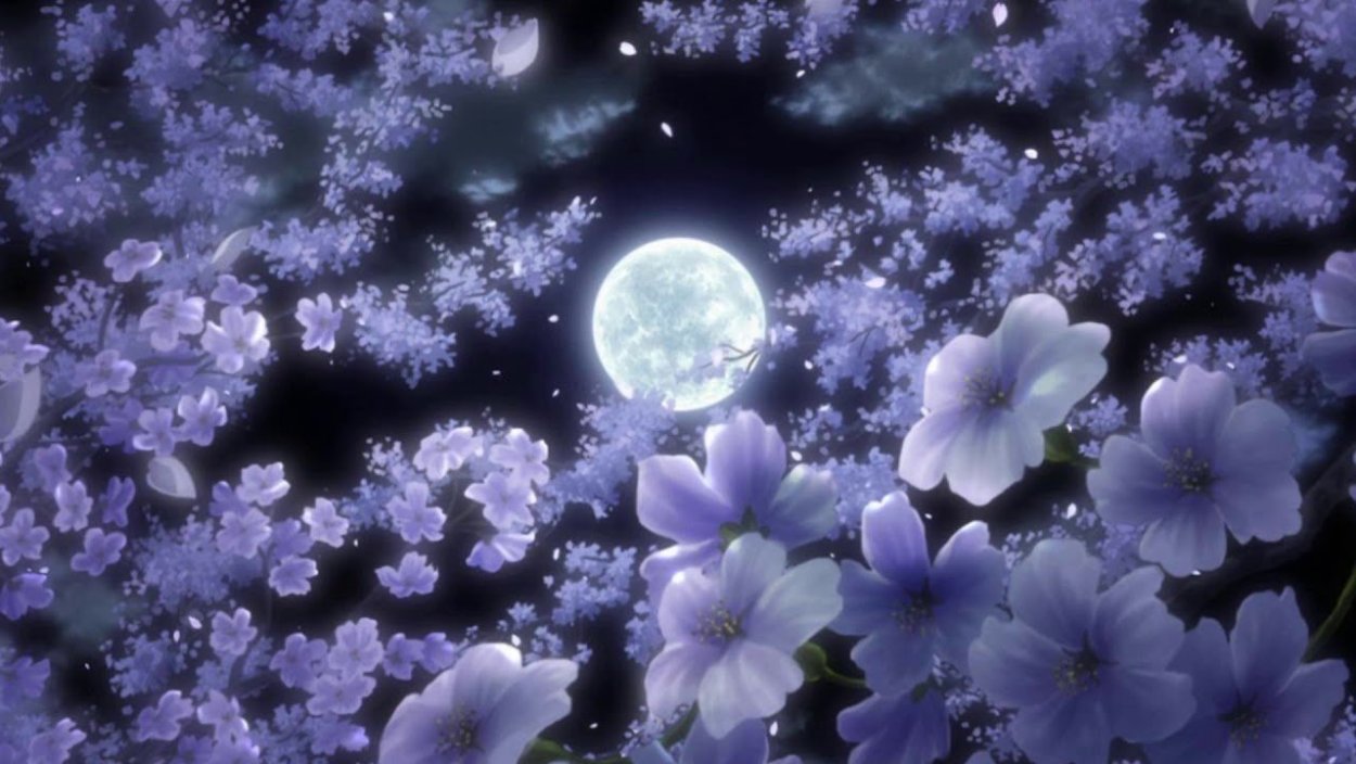 Аниме цветы