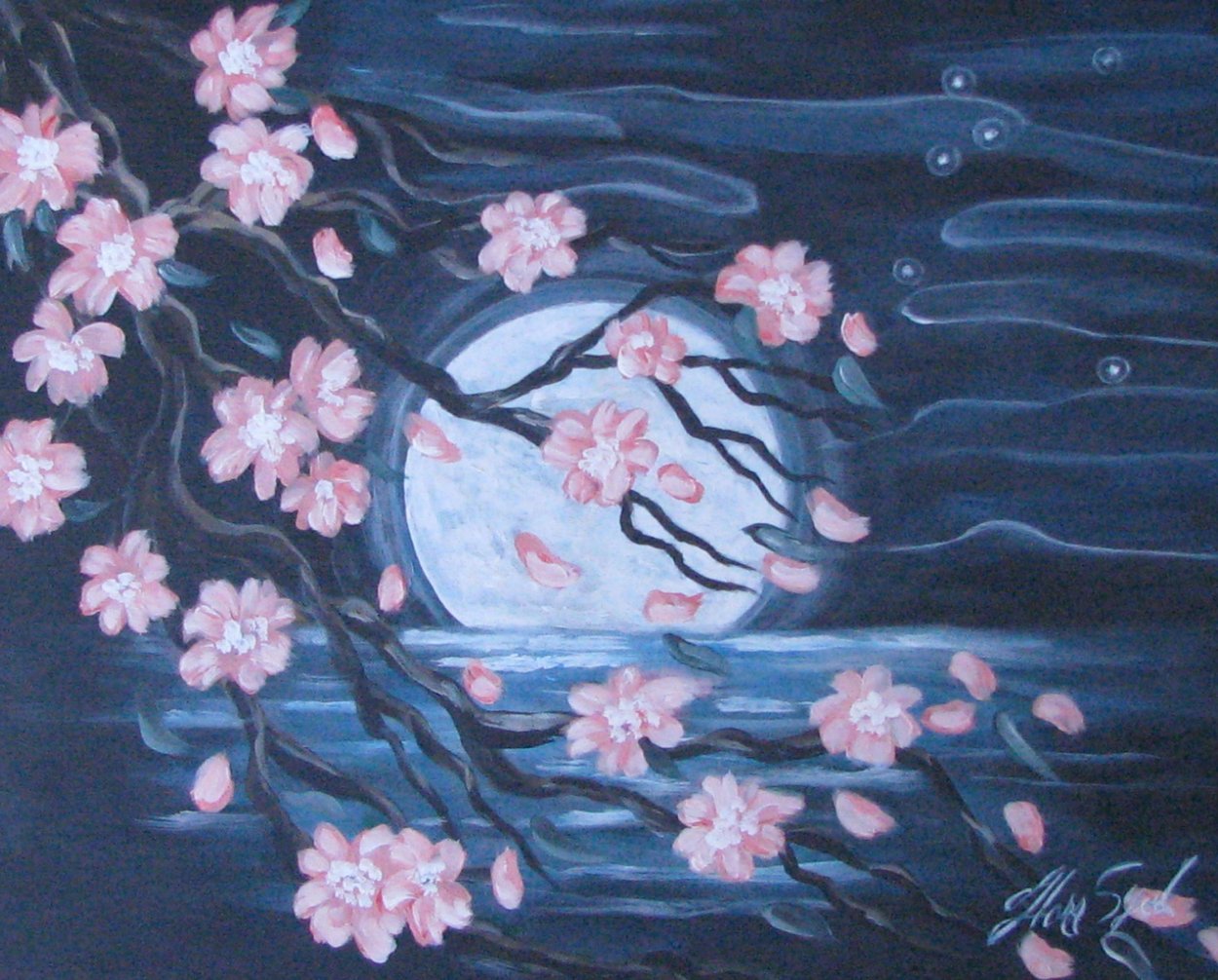 Луна и Сакура