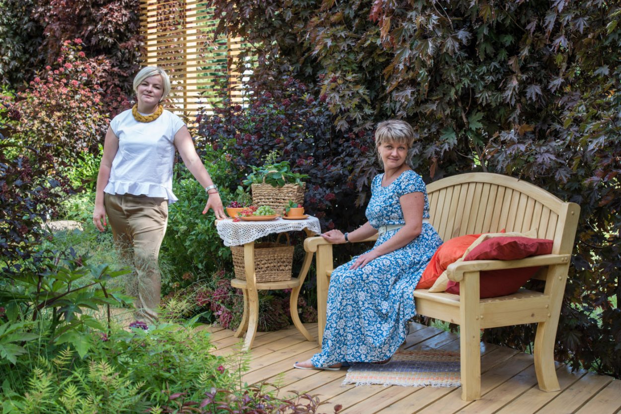 Грядки-клумбы мавританский дворик