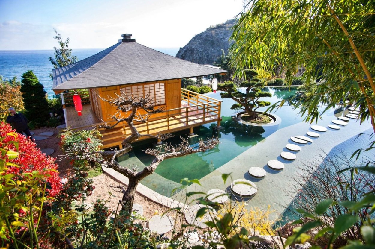 Ялта японский сад шесть чувств