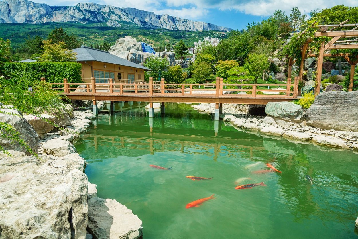 Ялта японский сад шесть чувств