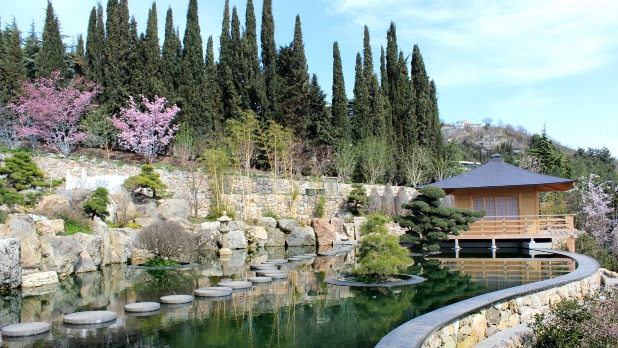 Парк Парадиз Крым японский сад