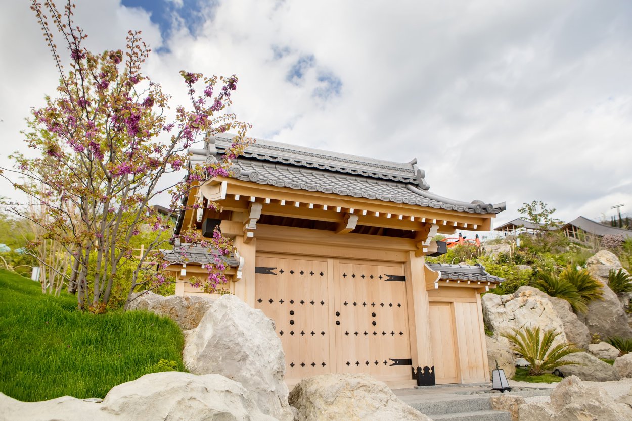 Японский сад село Оползневое Крым