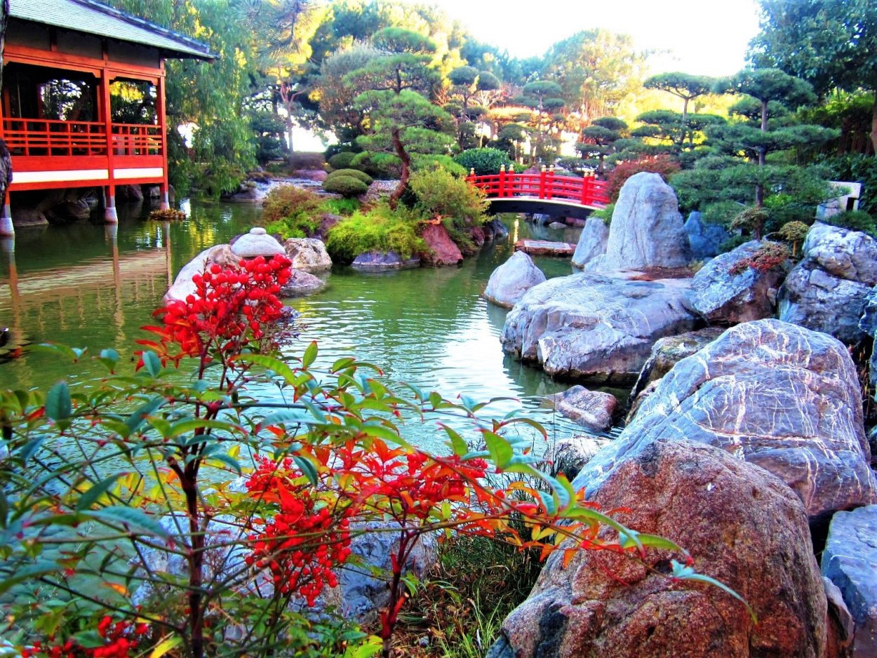 Японский сад в Монте-Карло