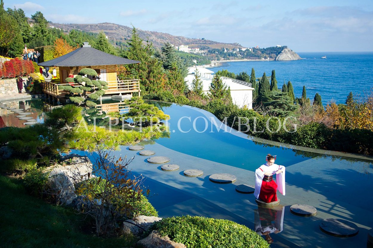 Ялта японский сад шесть чувств