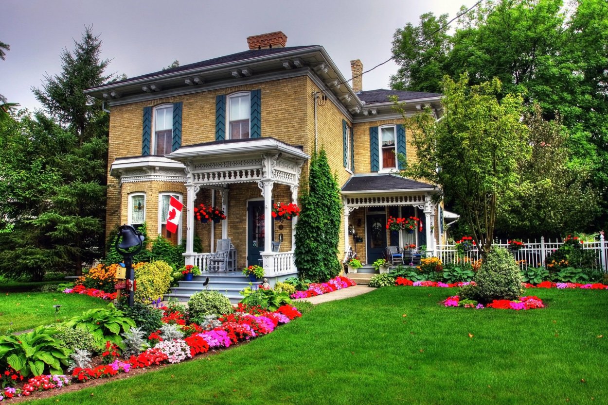 Англия коттедж Викторианский стиль