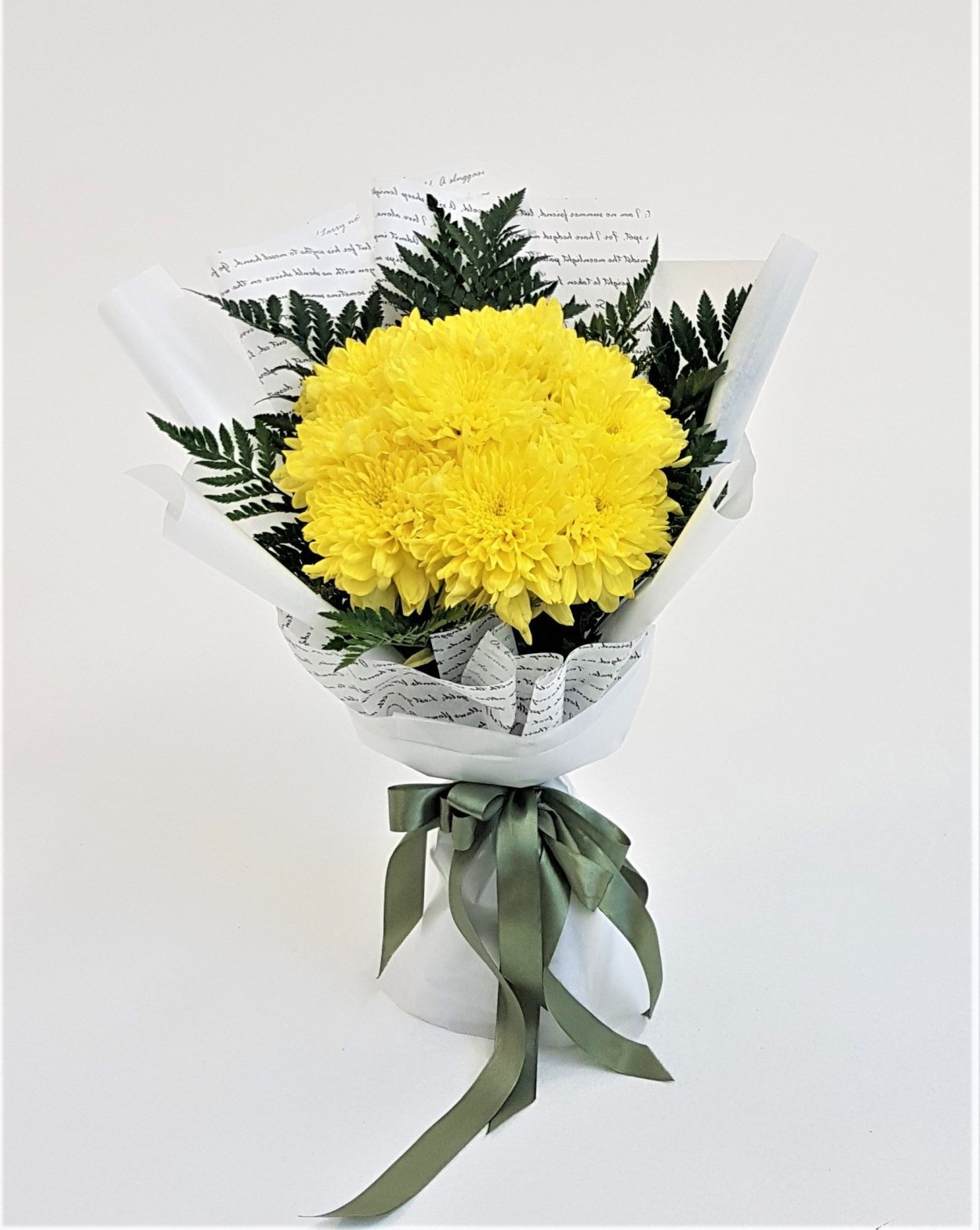 Букет "Гербера и хризантемы"