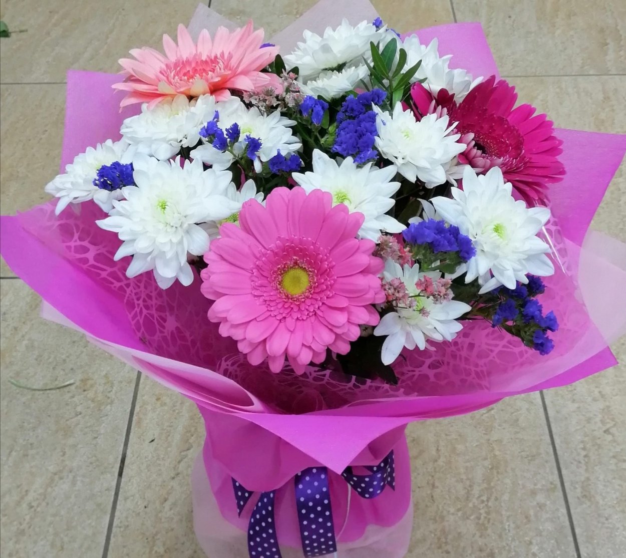 Букет хризантемы Арлекин