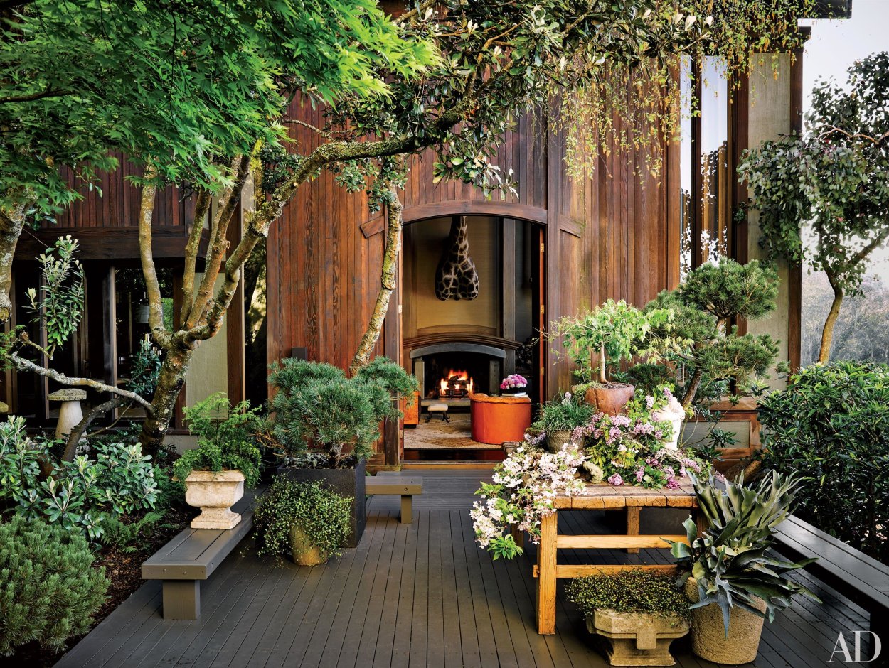 Интерьер сада