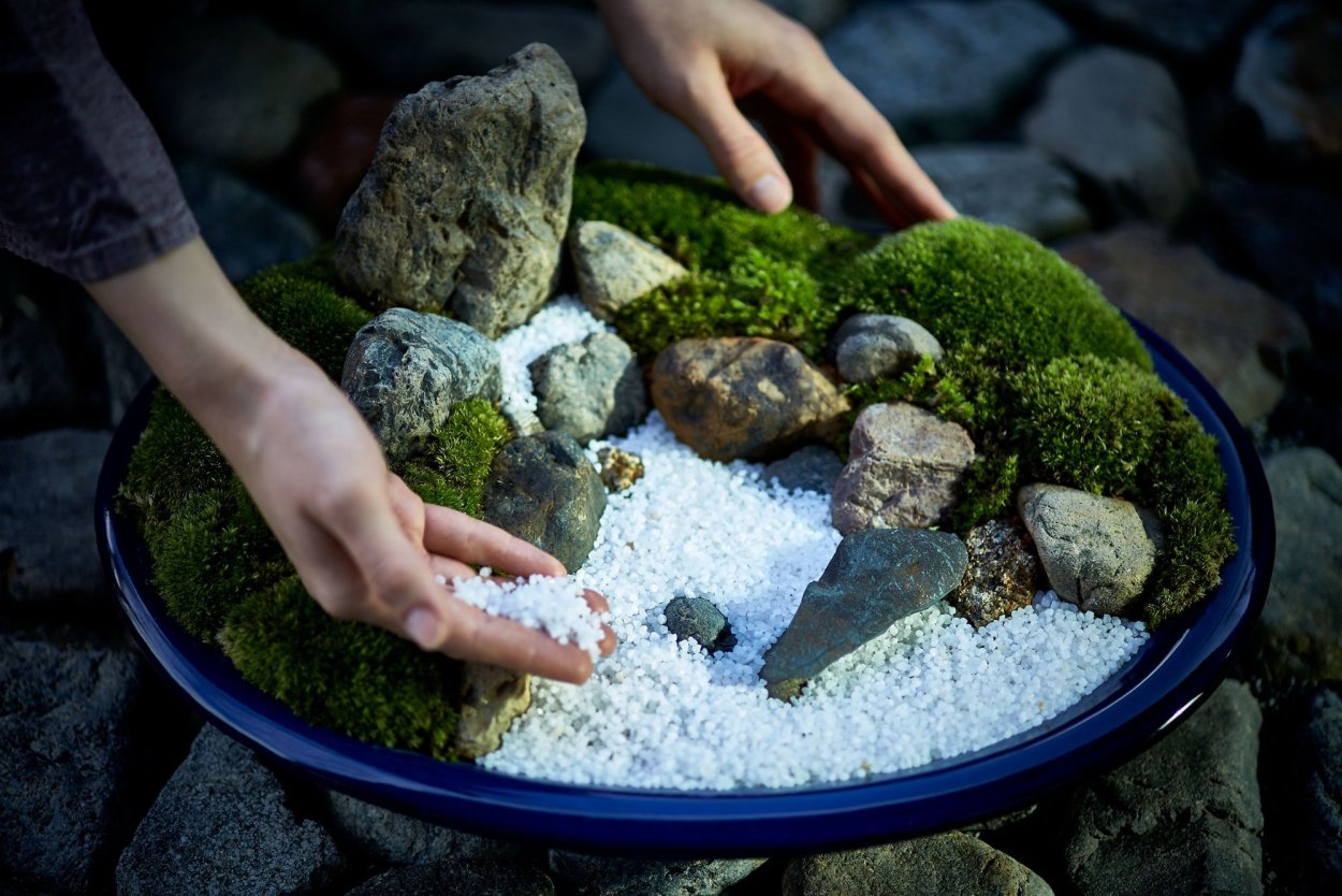 Миниатюрный сад камней