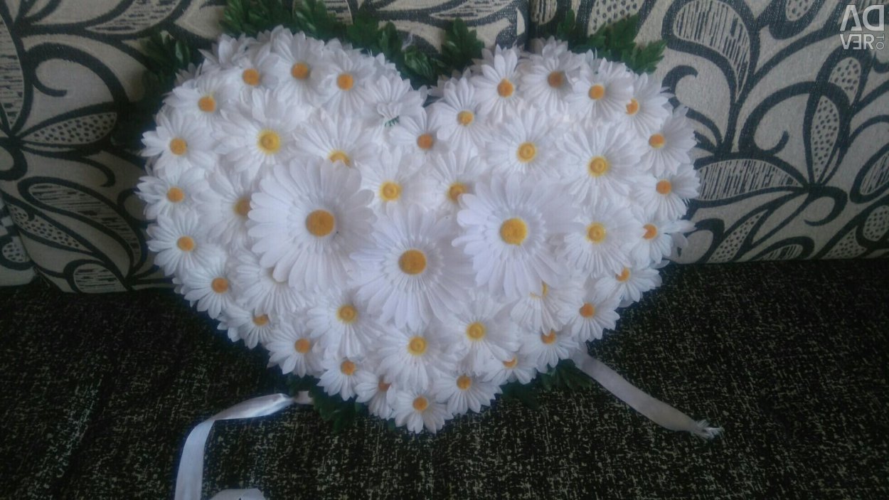 Ромашка сердечком