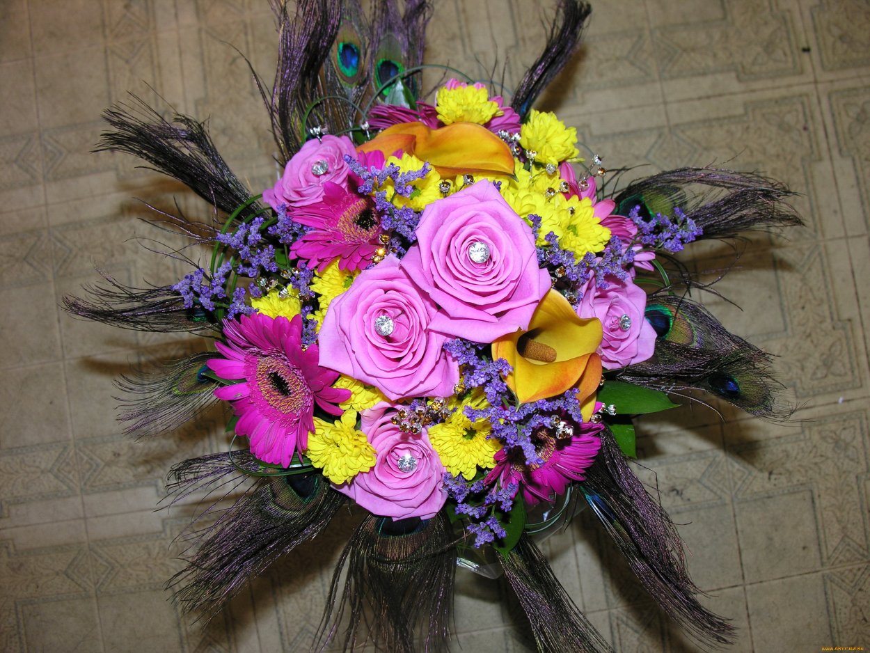 Колхозные букеты