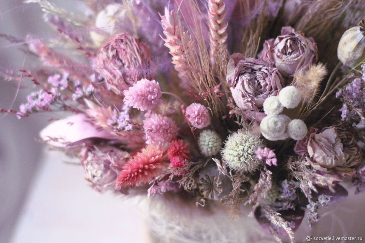 Смесь сухоцветов Икебана