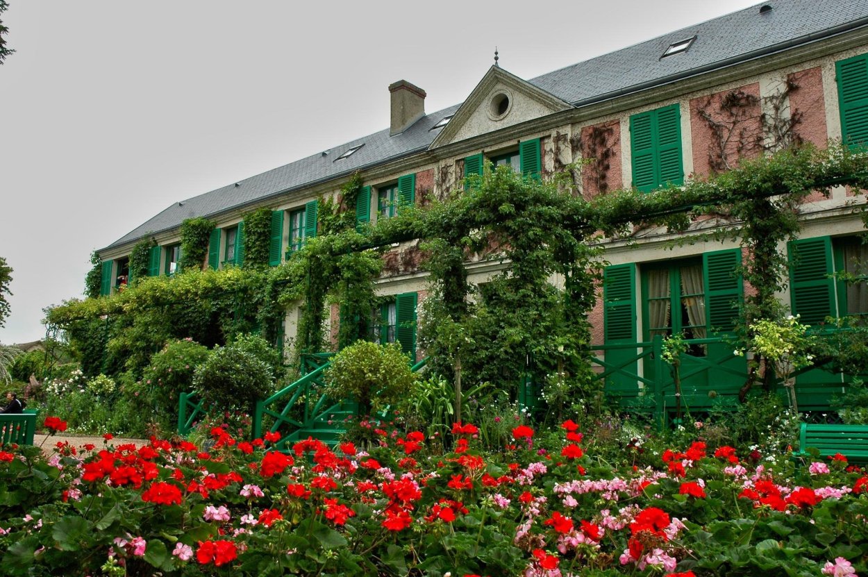 Деревня Живерни Франция