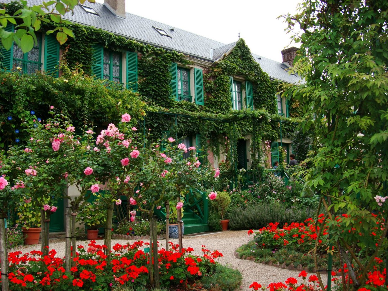 Клод Моне в саду