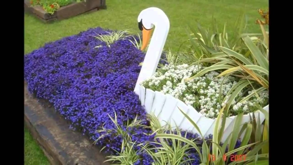 Лобелия в ландшафте