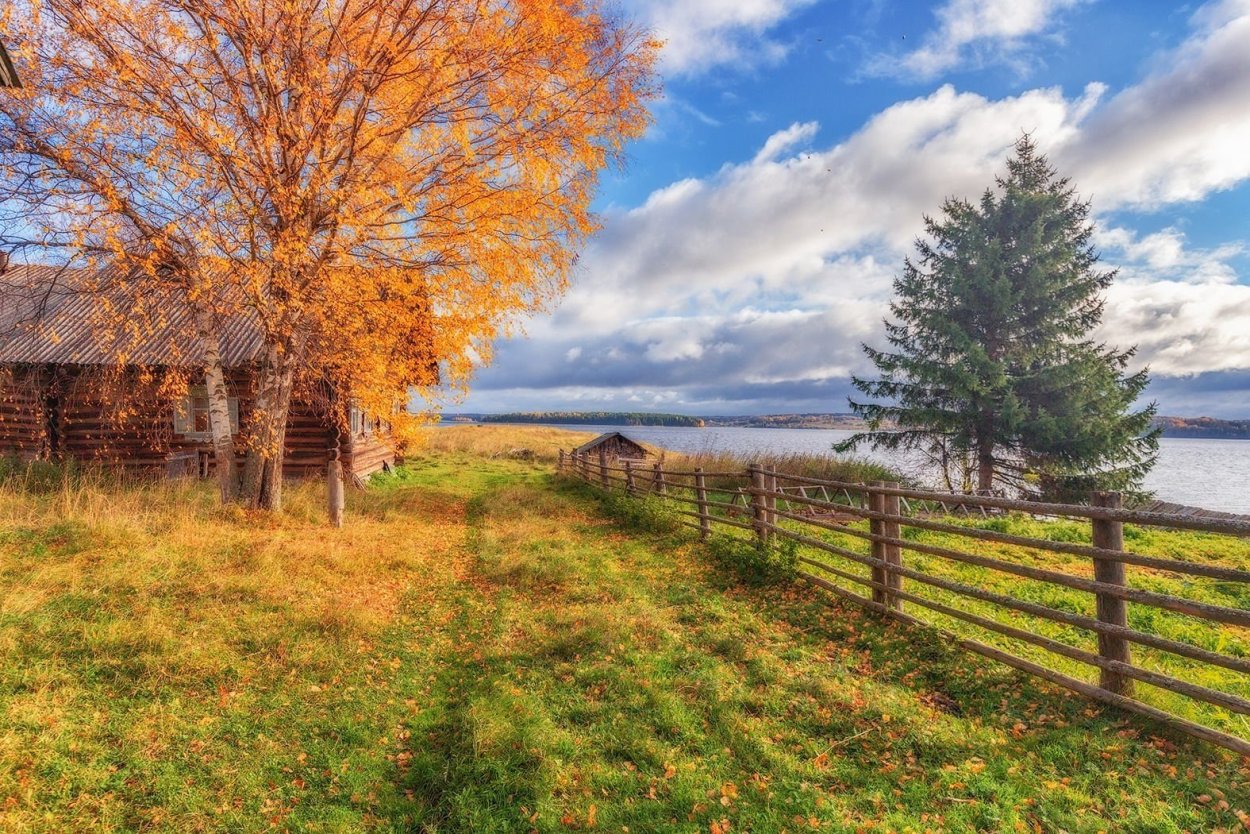 Осень в деревне