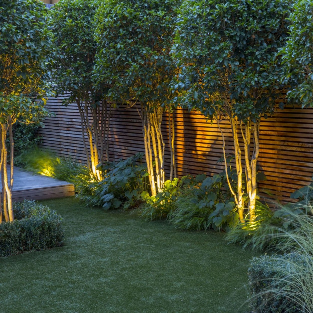 Озеленениетвдоль забора