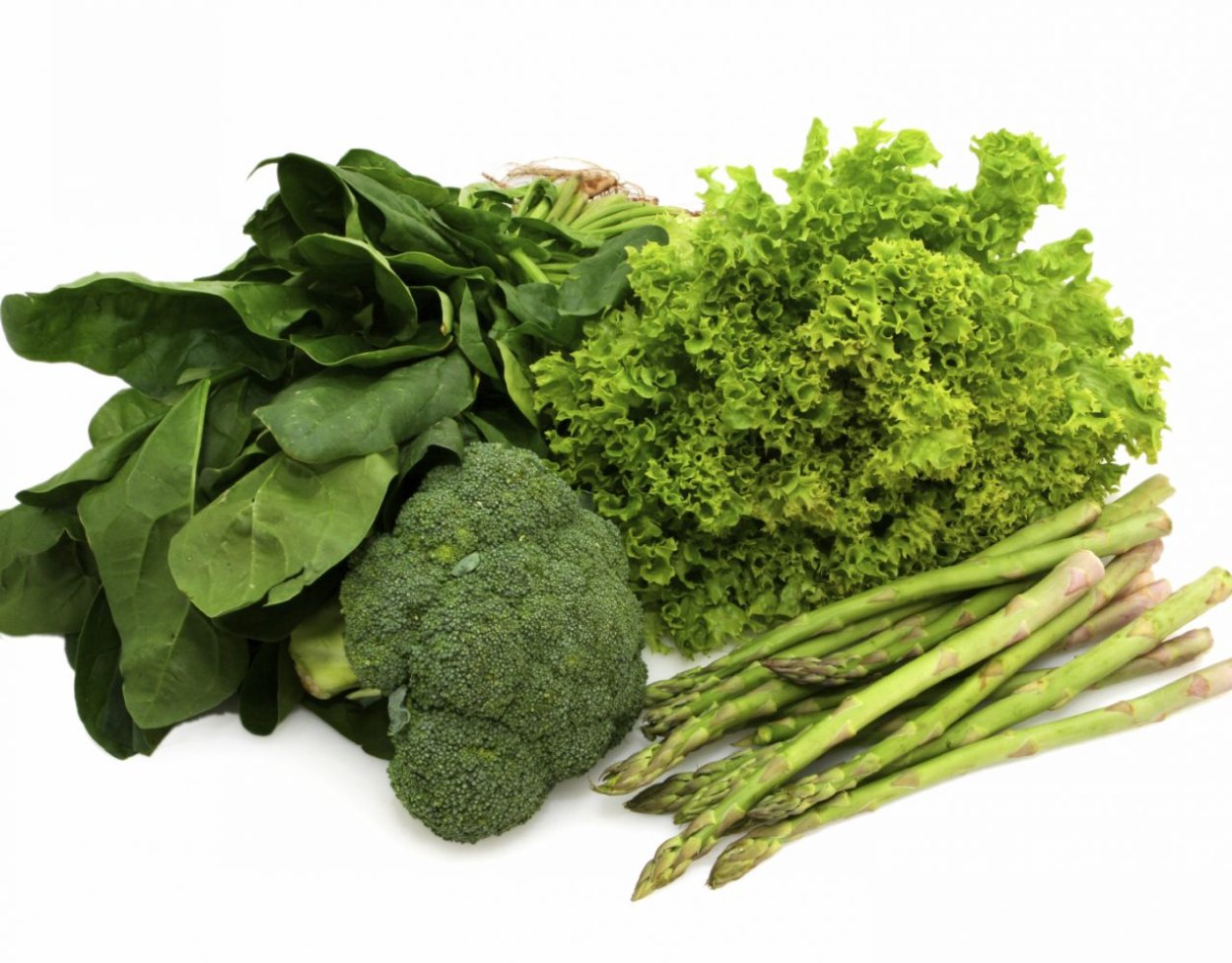 Темно зеленые овощи