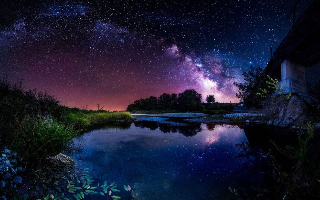 Пейзаж ночь