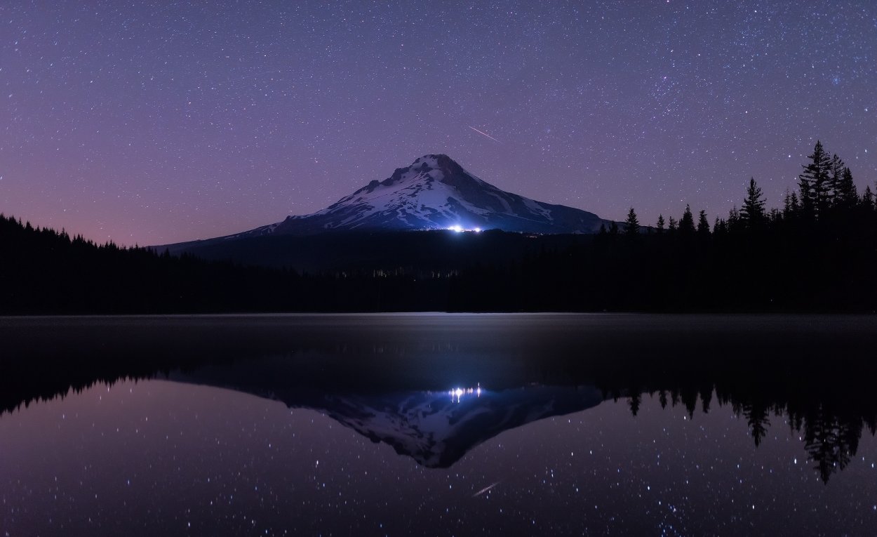 Ночь горы романтика