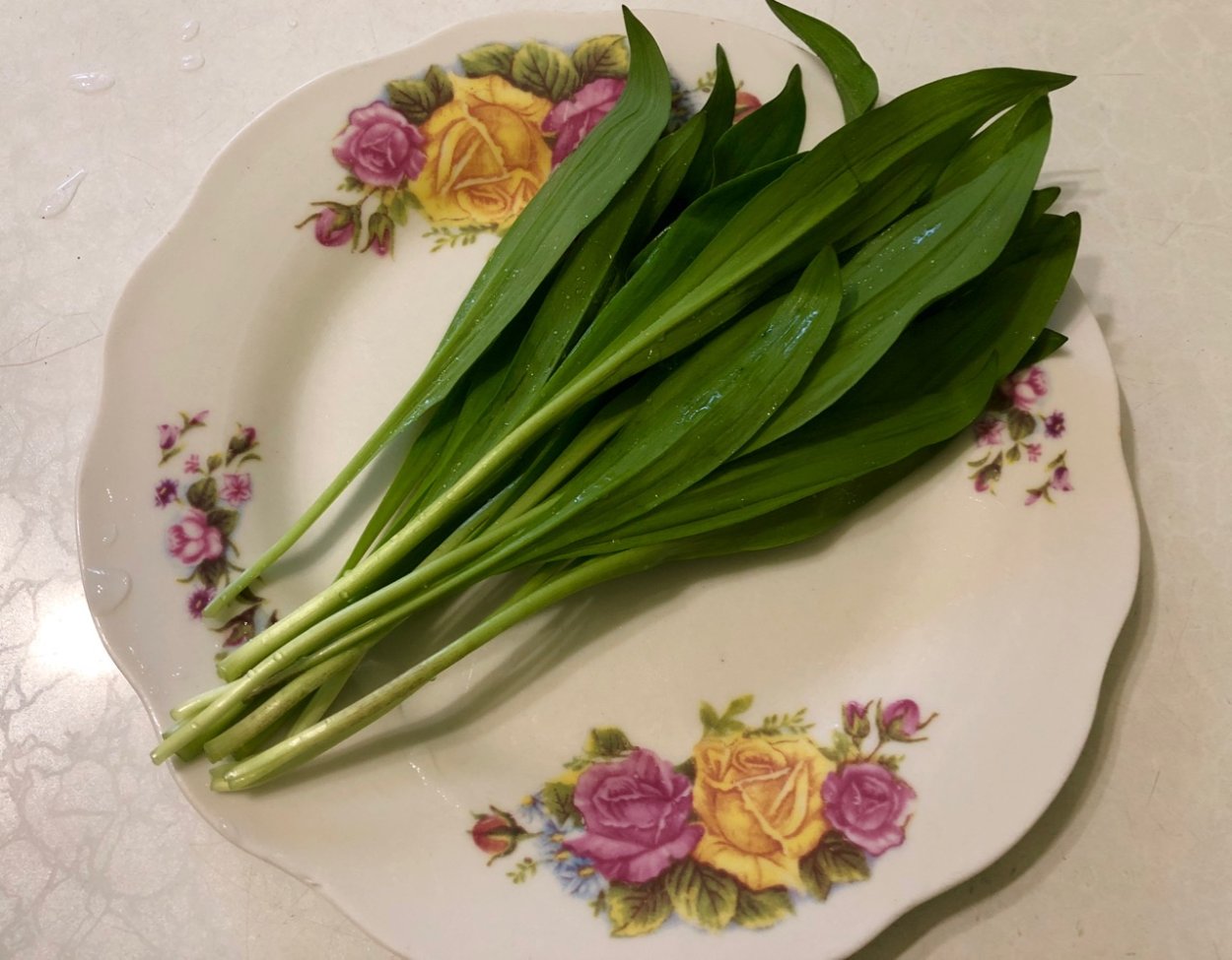 Мамалыга черемша