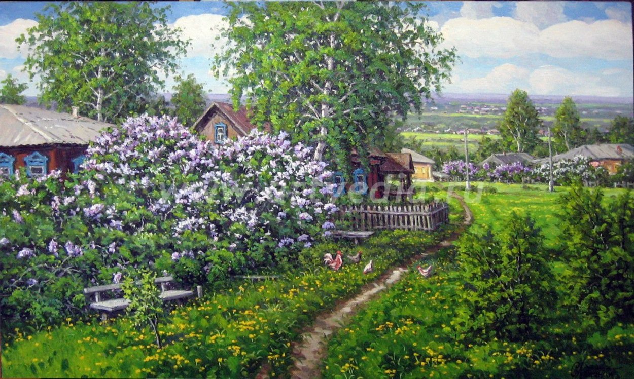 Художник Сергей Хананин лето