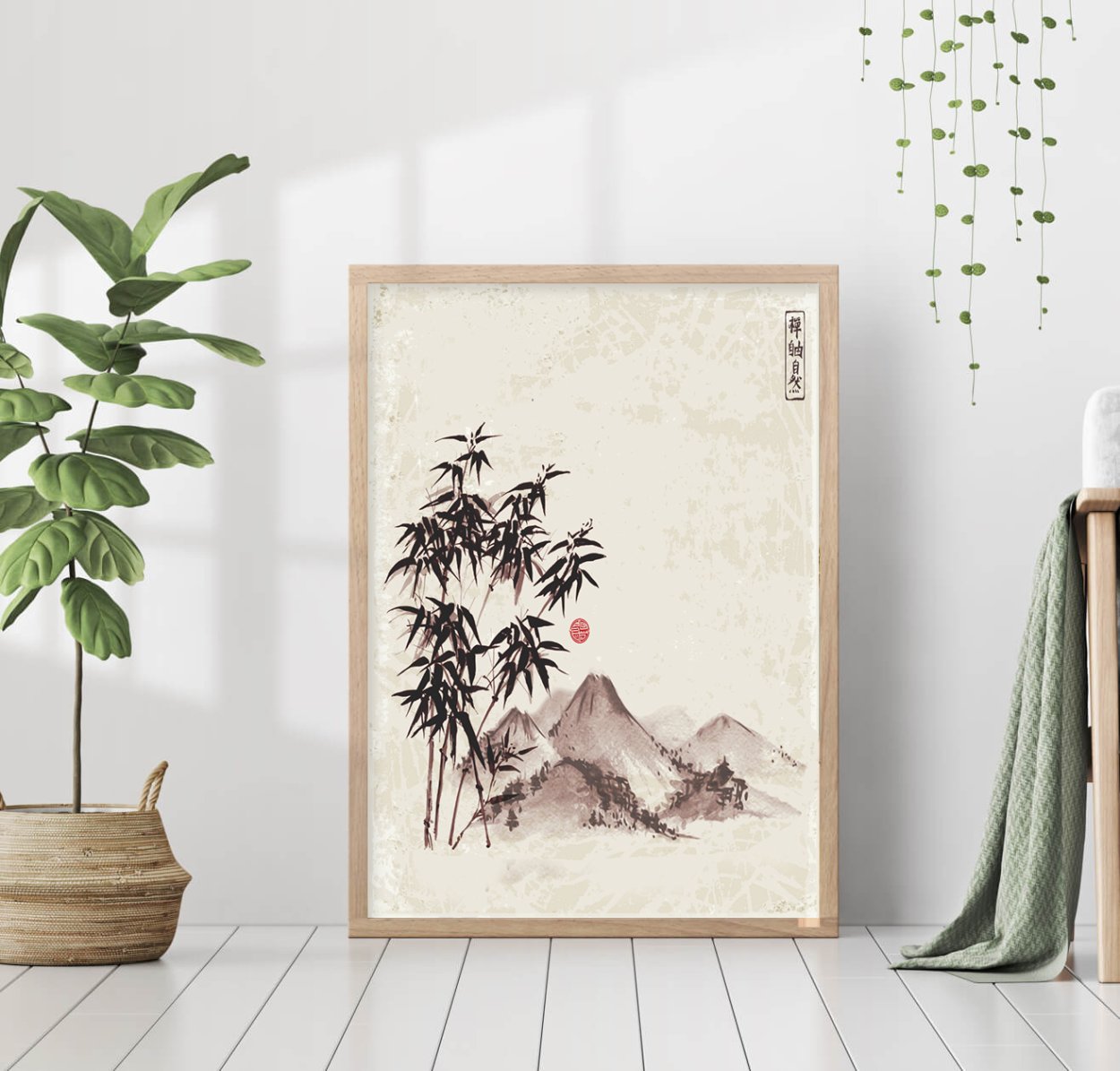 Бамбук в китайском саду