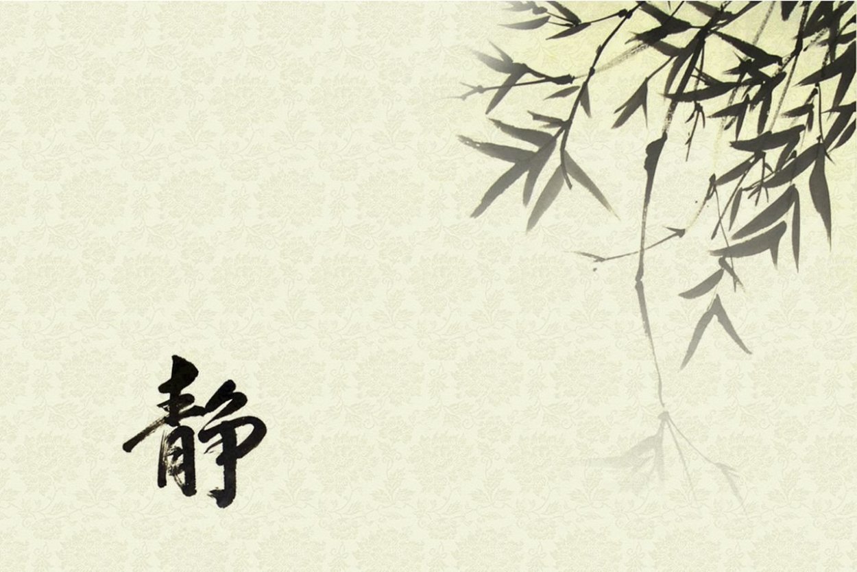 Китайская живопись бамбук