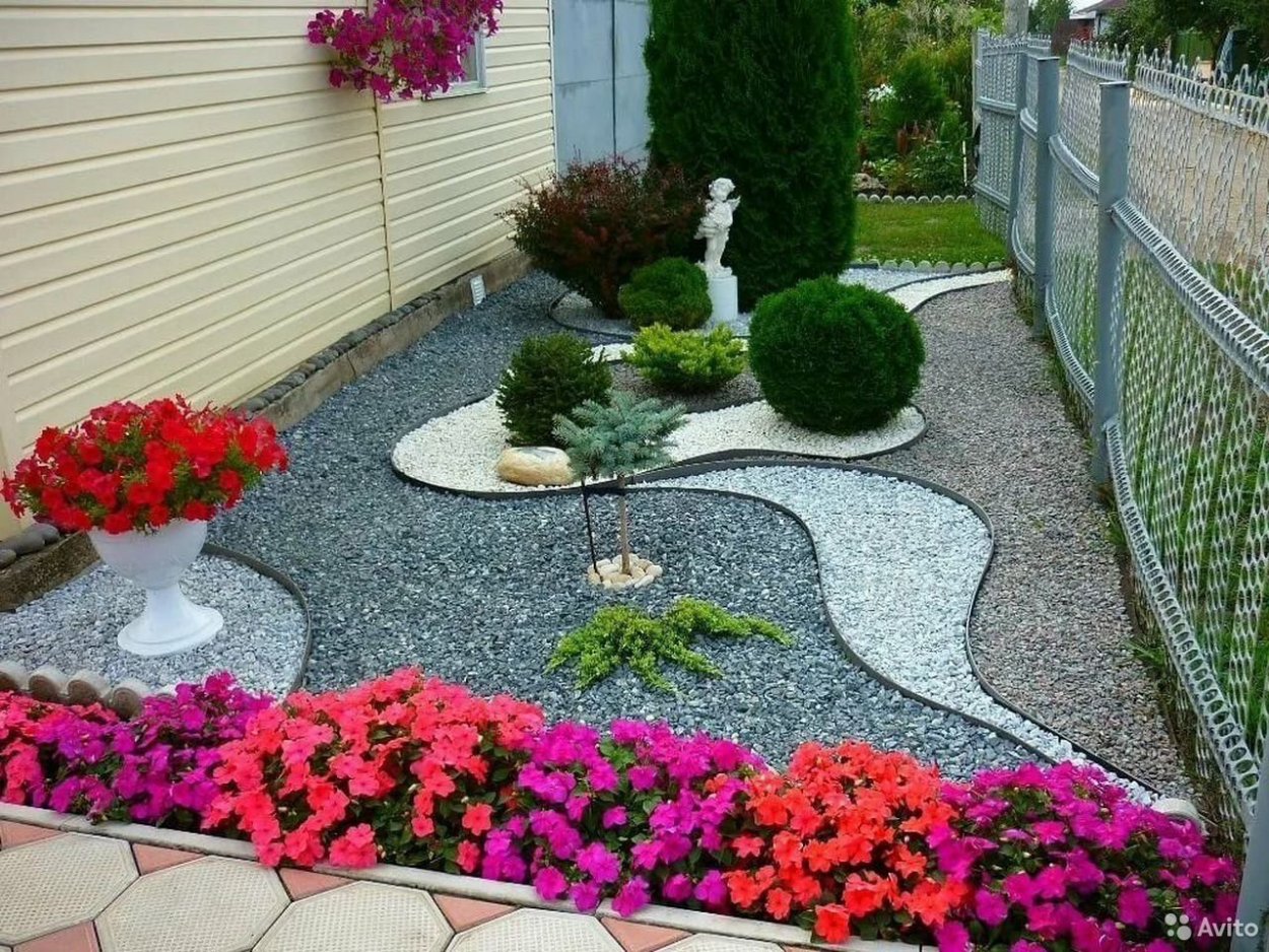 Клумбы в скандинавском стиле