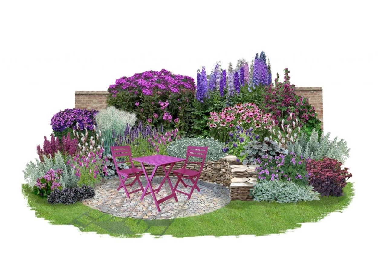 Альпийская горка миксбордер