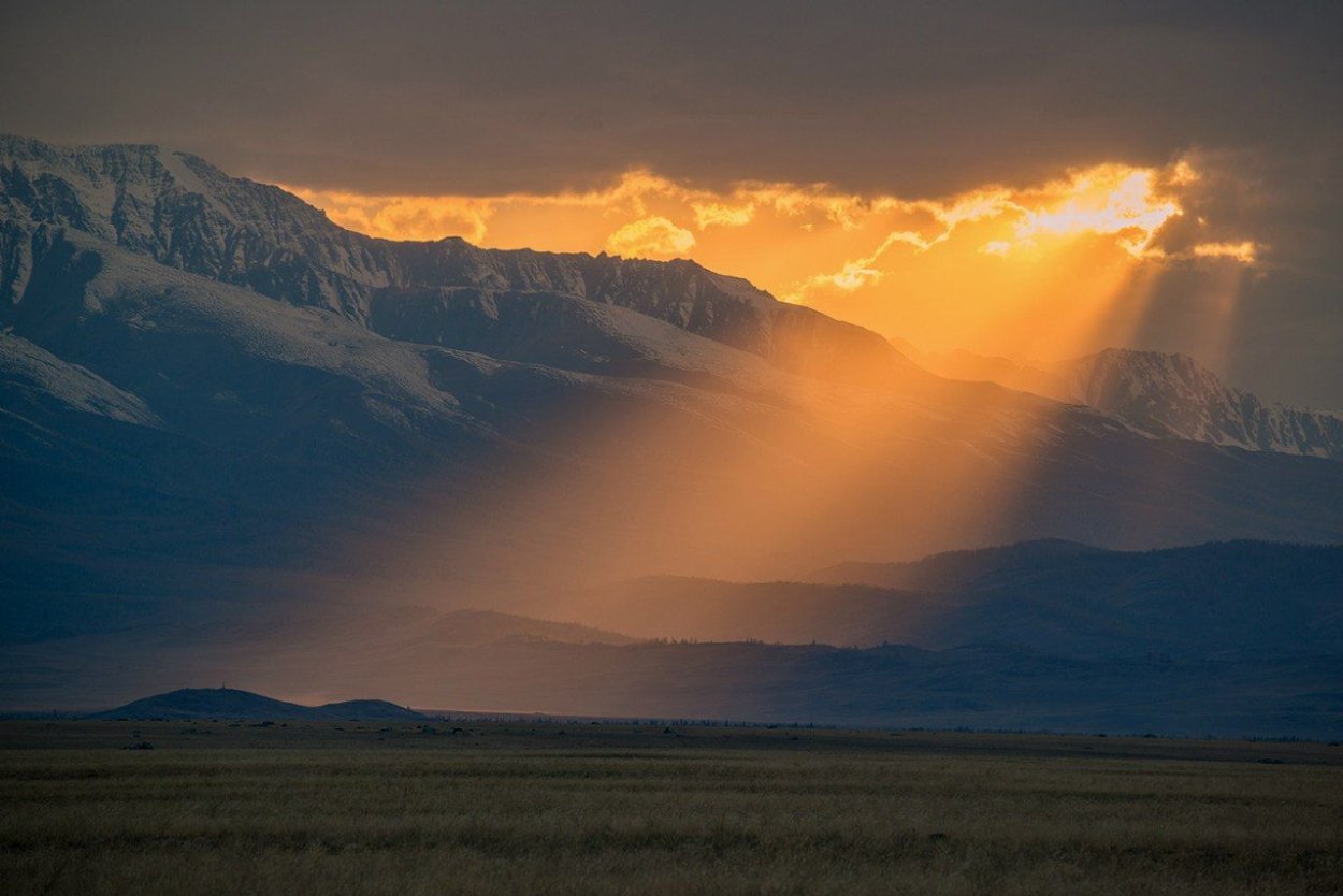 Рассвет в деревне