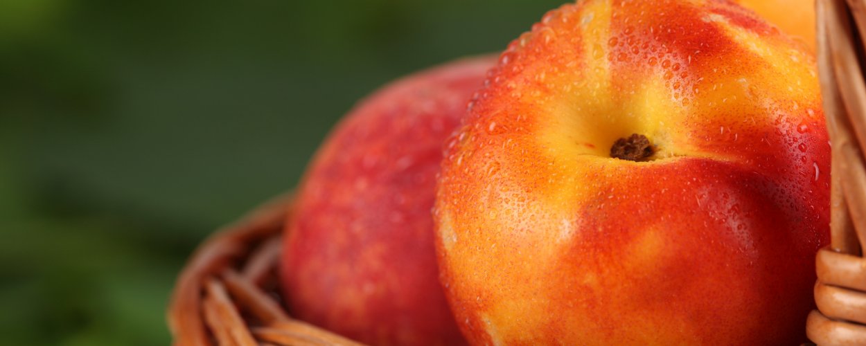 Персик макро
