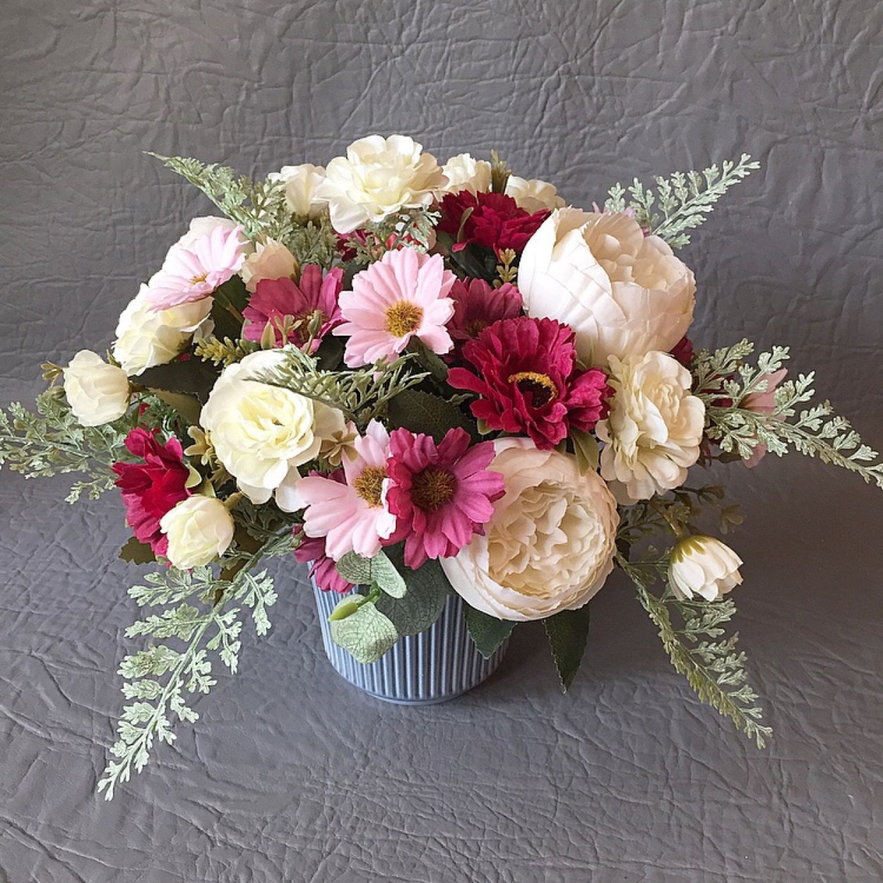 Искусственные цветы плоские композиции