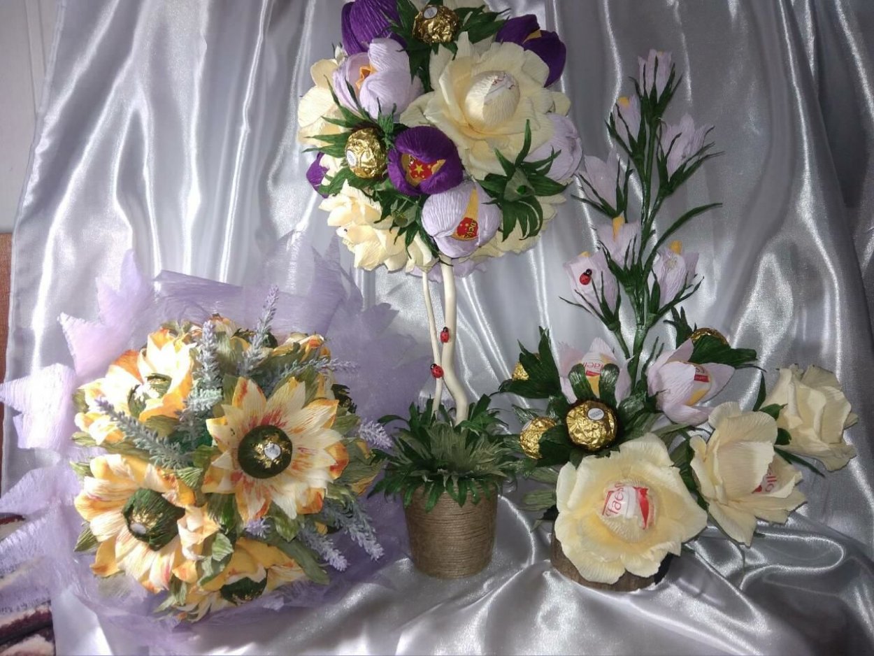 Красивые композиции из искусственных цветов для интерьера