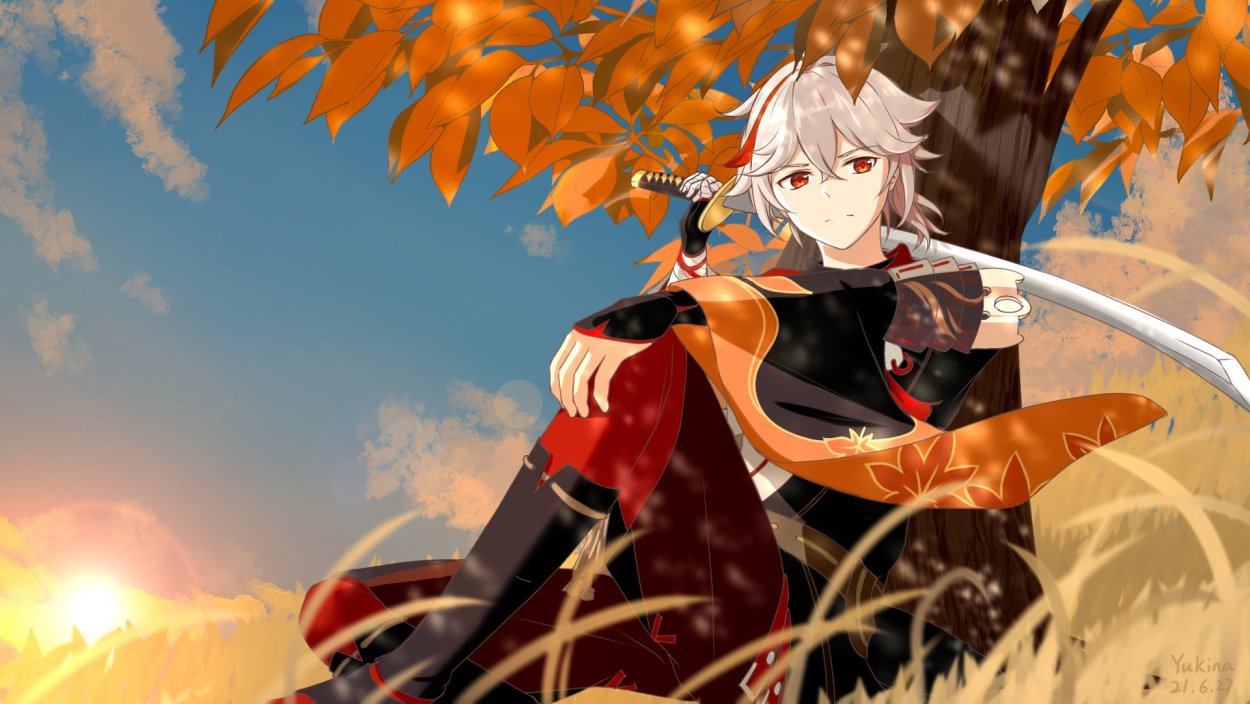 Геншин Kaedehara Kazuha