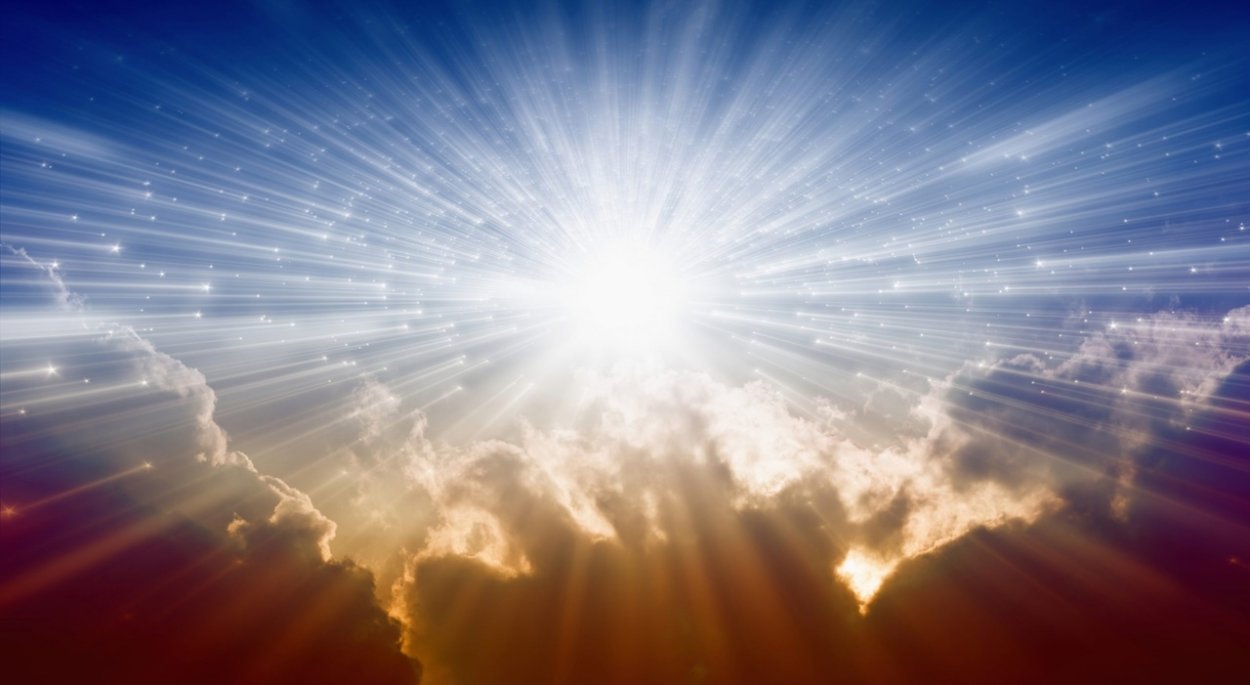 Красивое солнце