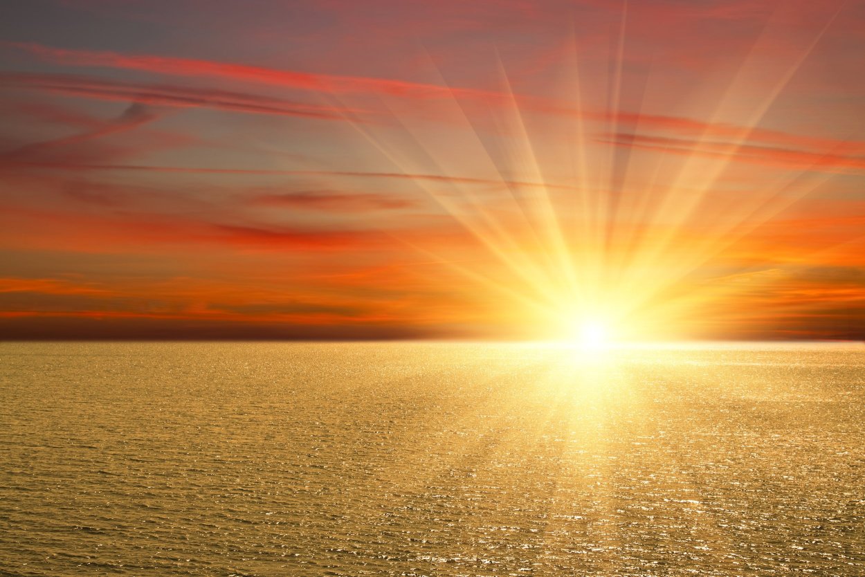 Лучи солнца