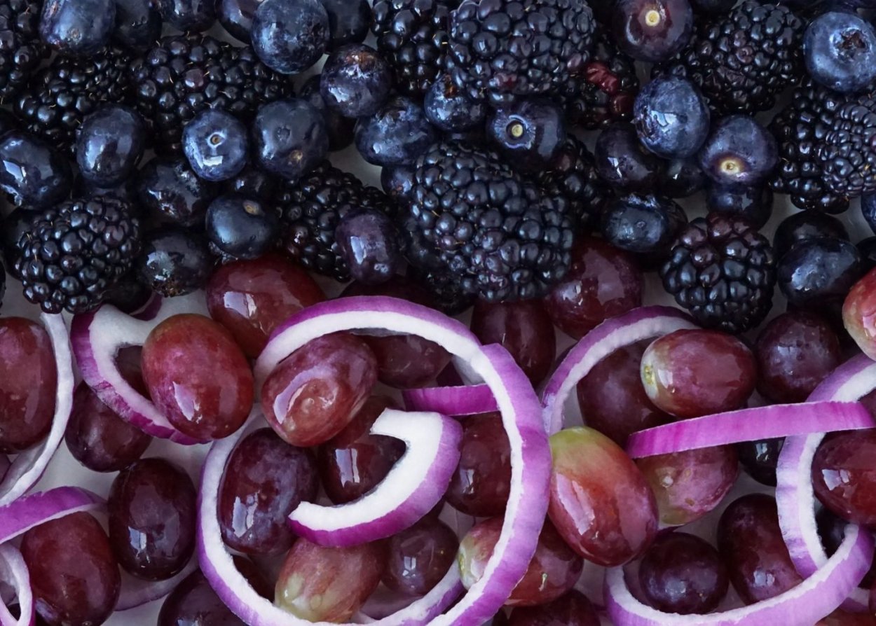 Фиолетовые продукты питания