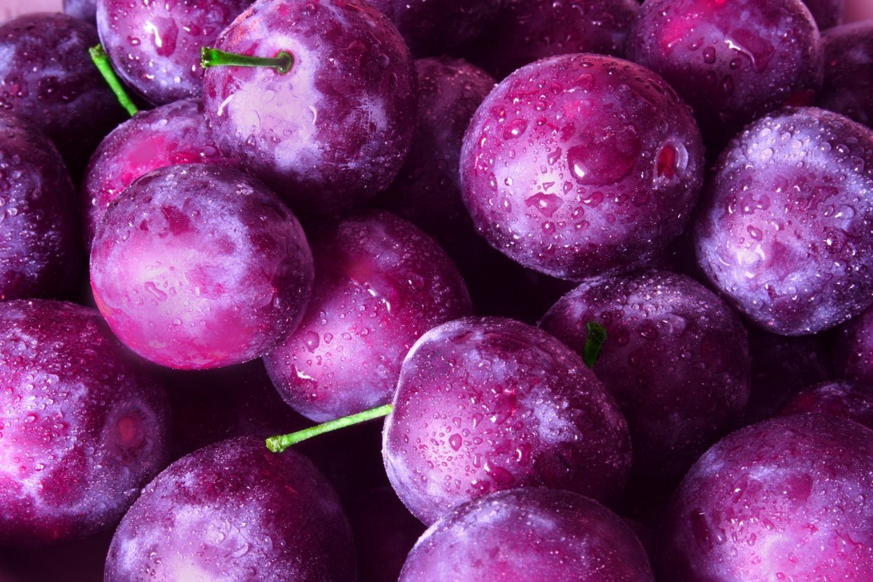 Фиолетовые продукты питания