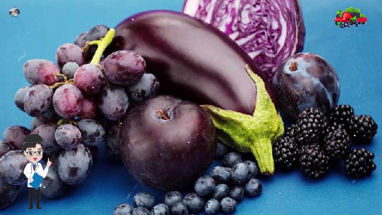 Ягоды фиолетового цвета