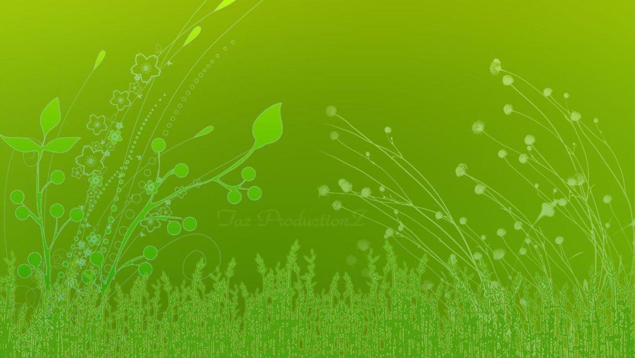 Рисунок на зеленом фоне