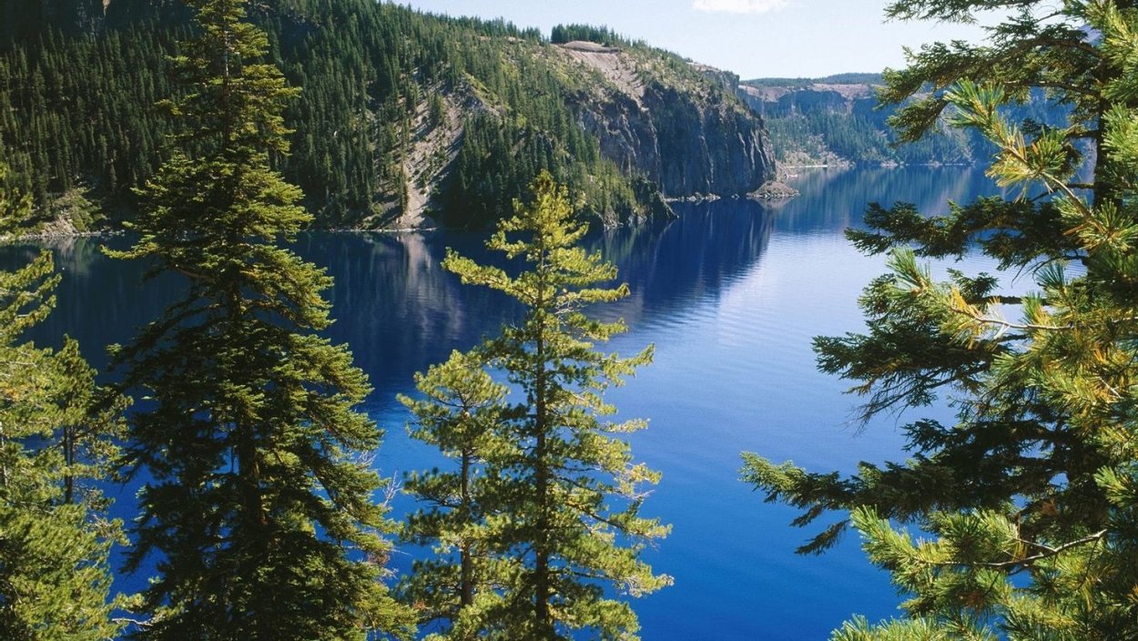 Озеро Байкал лес рабочий стол